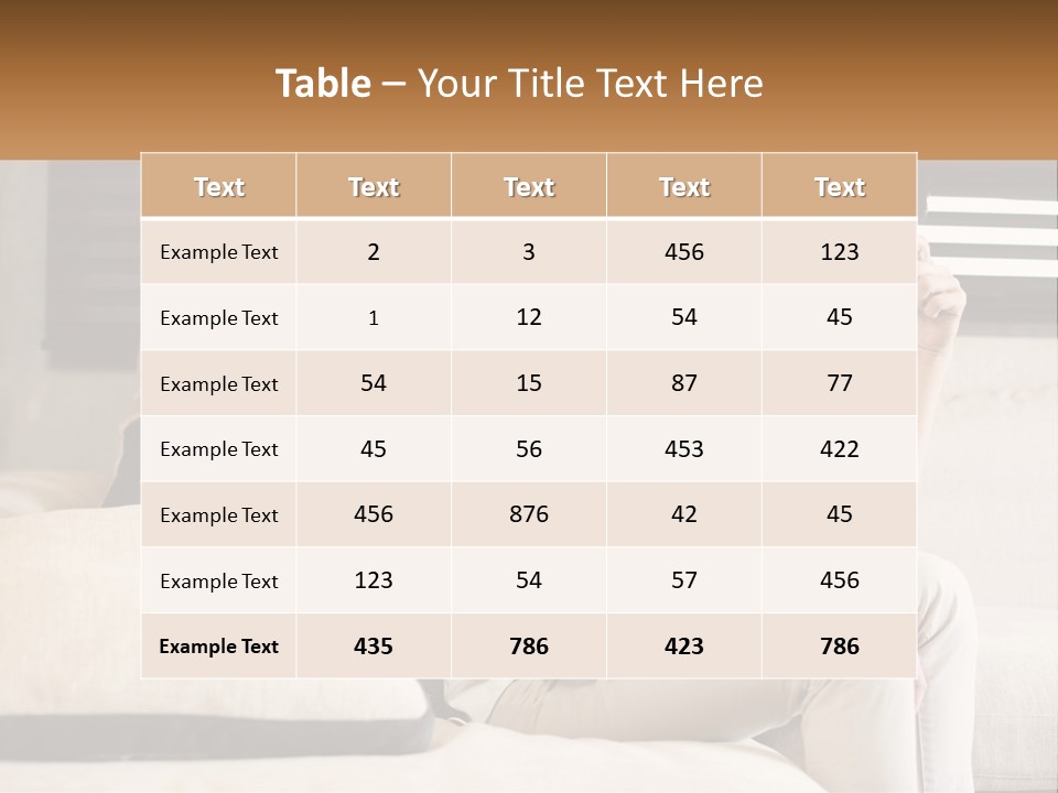 Background Lawn Rent PowerPoint Template