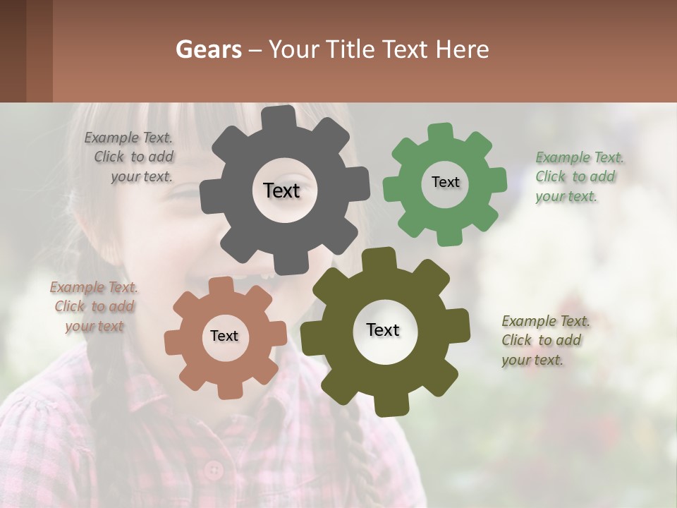Home Cloud Leaf PowerPoint Template