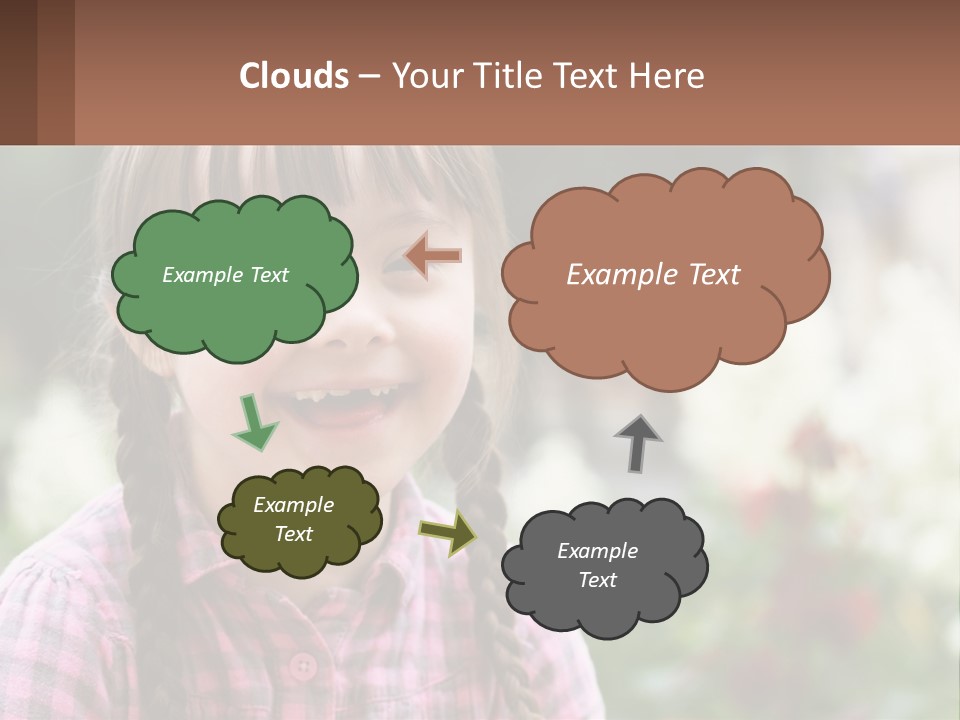 Home Cloud Leaf PowerPoint Template