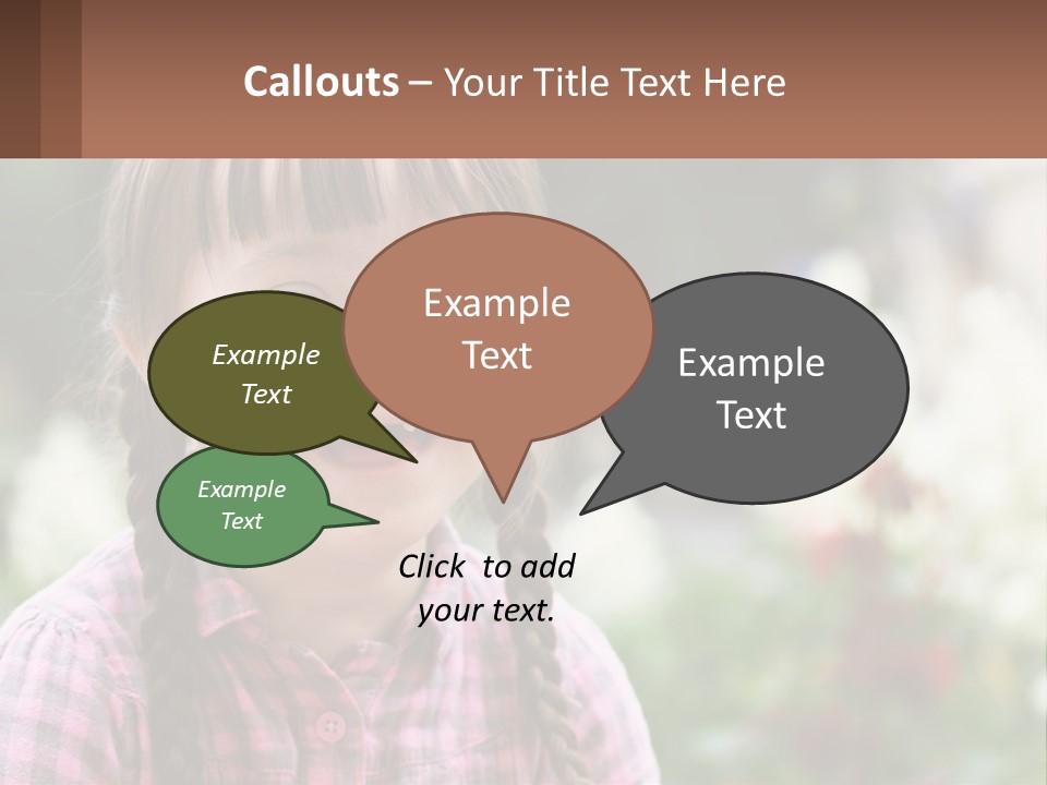 Home Cloud Leaf PowerPoint Template