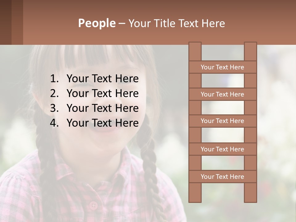 Home Cloud Leaf PowerPoint Template