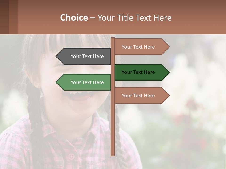 Home Cloud Leaf PowerPoint Template