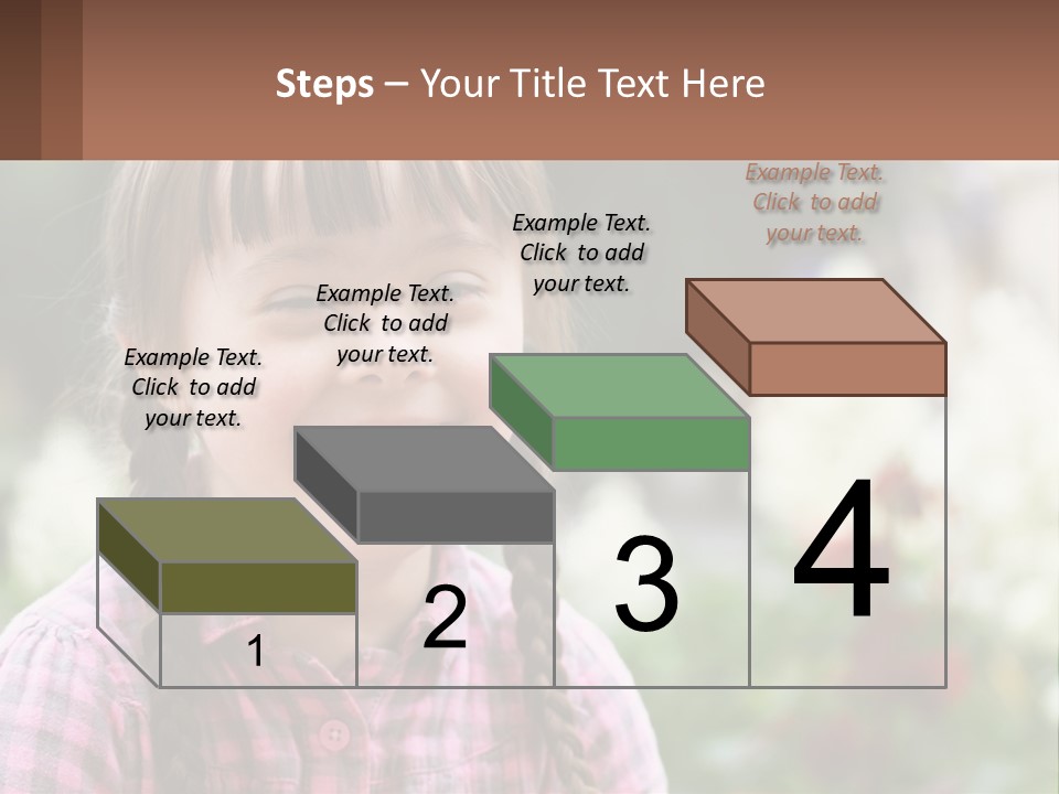 Home Cloud Leaf PowerPoint Template