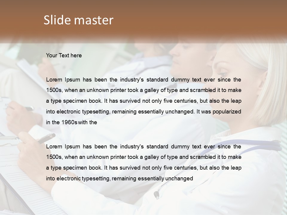 Build Man House PowerPoint Template