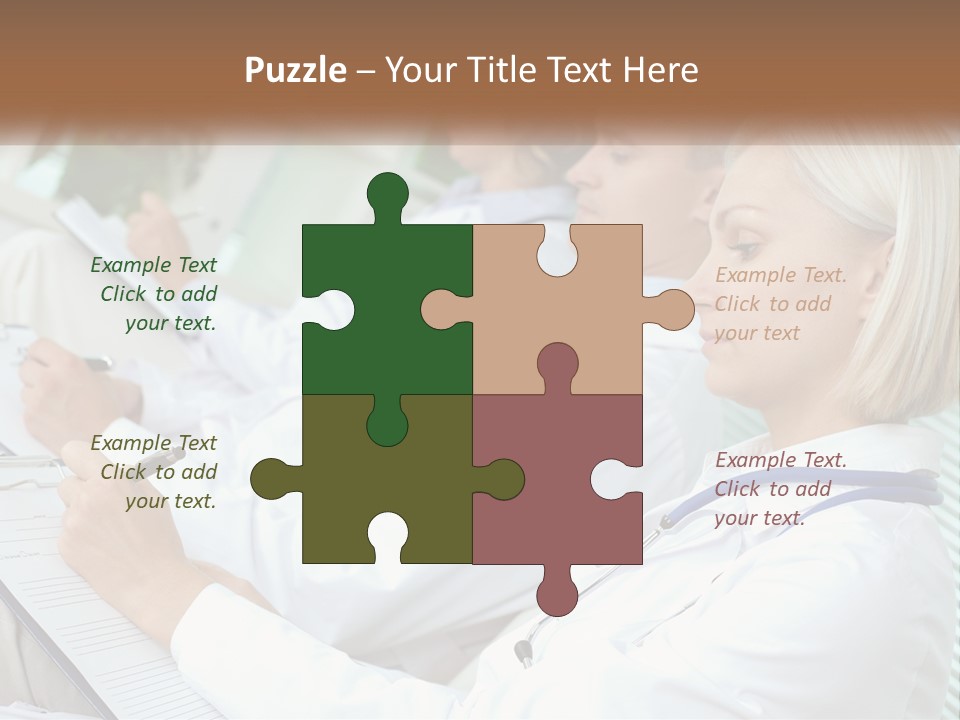 Build Man House PowerPoint Template