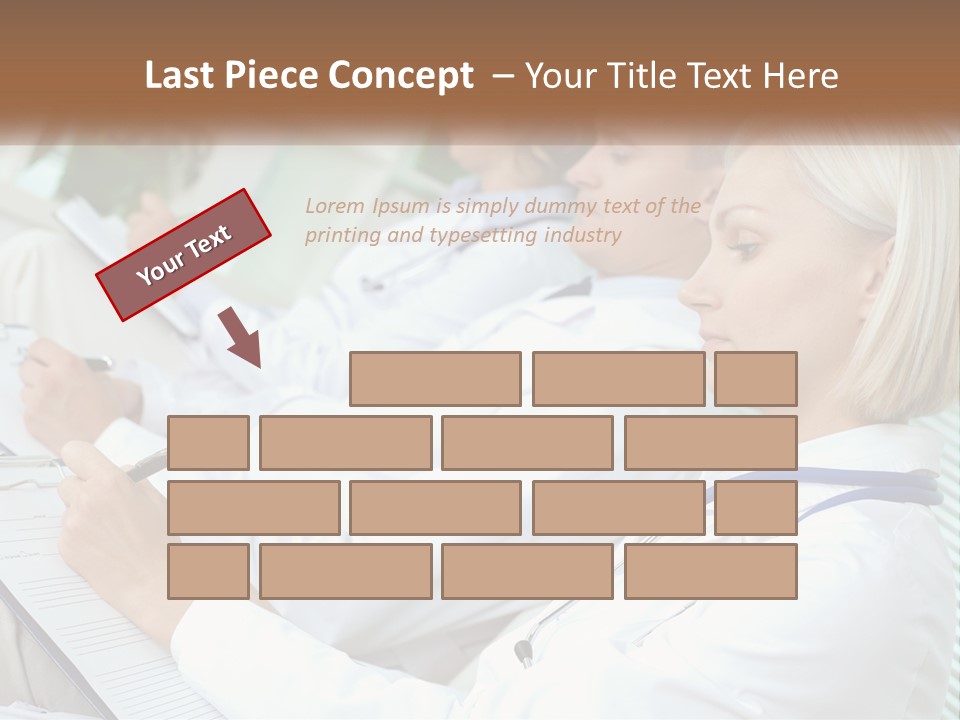 Build Man House PowerPoint Template