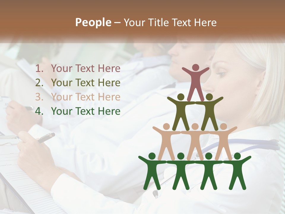 Build Man House PowerPoint Template