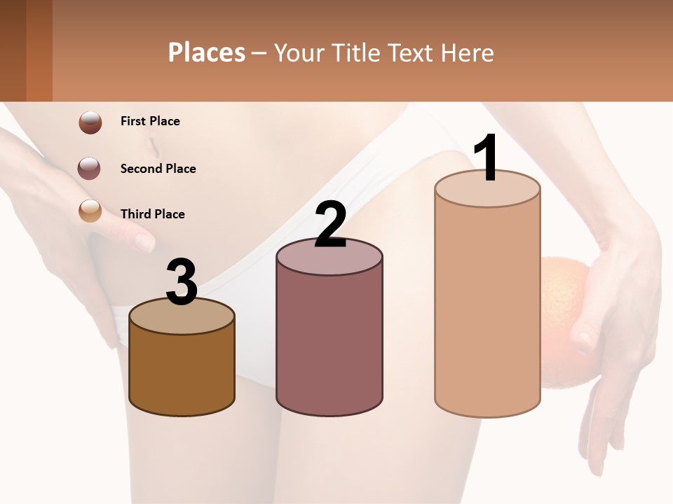 Model Business Hand PowerPoint Template