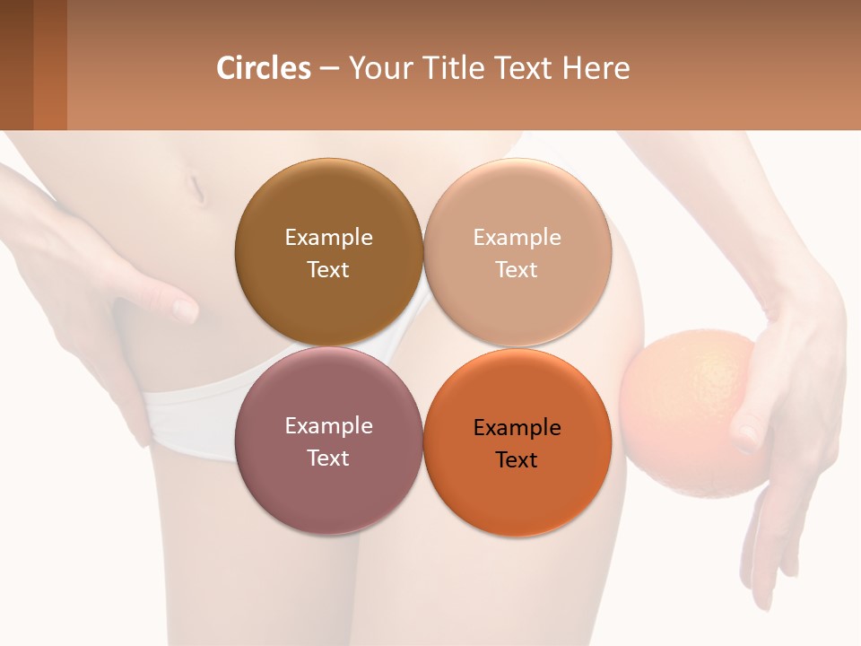 Model Business Hand PowerPoint Template