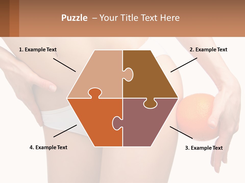 Model Business Hand PowerPoint Template