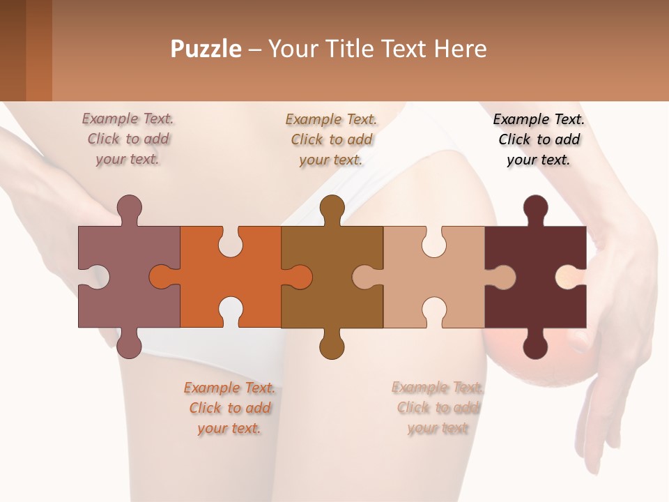 Model Business Hand PowerPoint Template