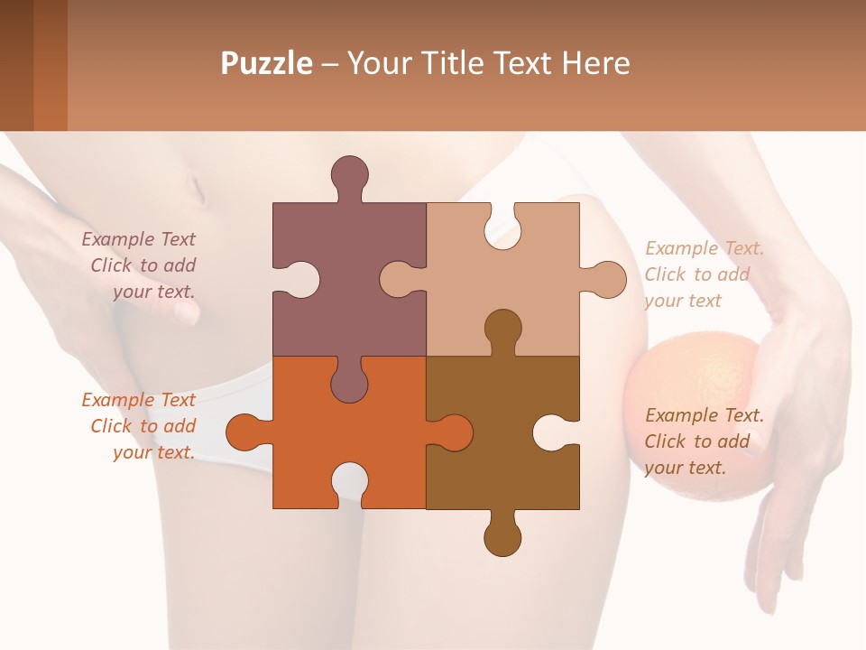 Model Business Hand PowerPoint Template