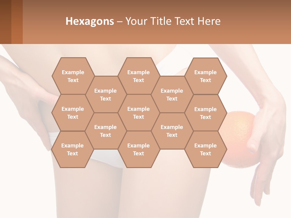 Model Business Hand PowerPoint Template