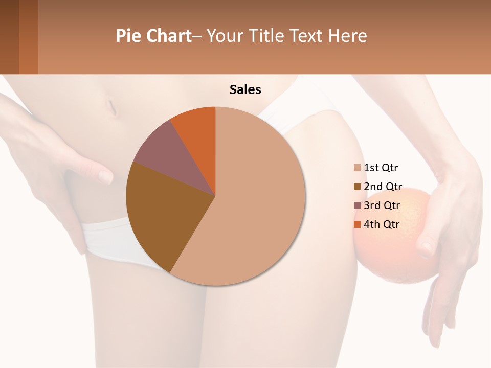 Model Business Hand PowerPoint Template