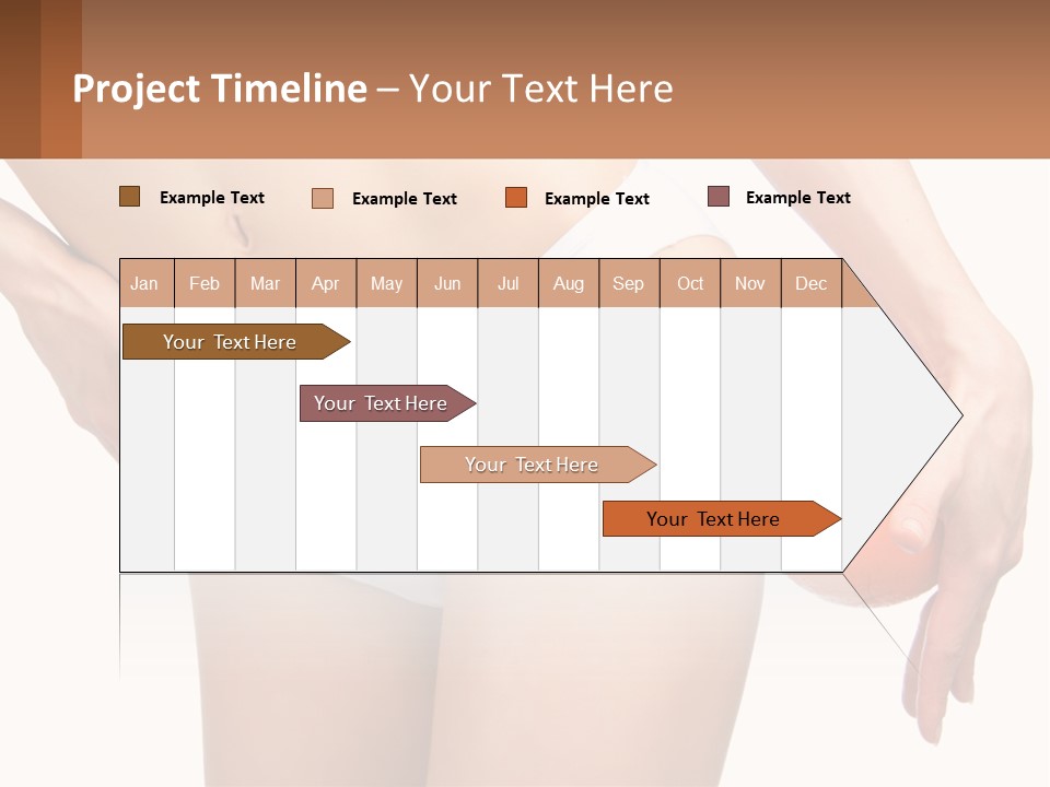 Model Business Hand PowerPoint Template