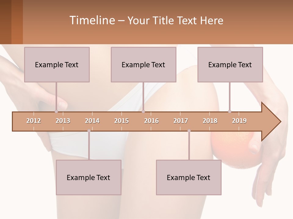 Model Business Hand PowerPoint Template