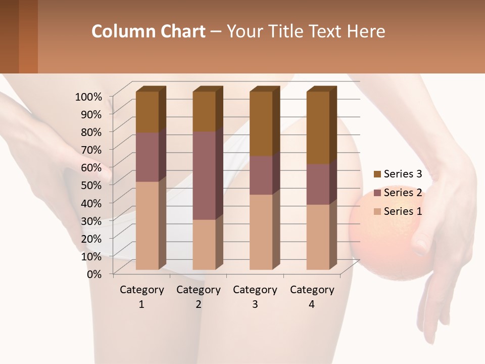 Model Business Hand PowerPoint Template