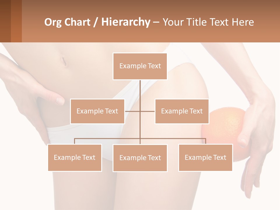 Model Business Hand PowerPoint Template