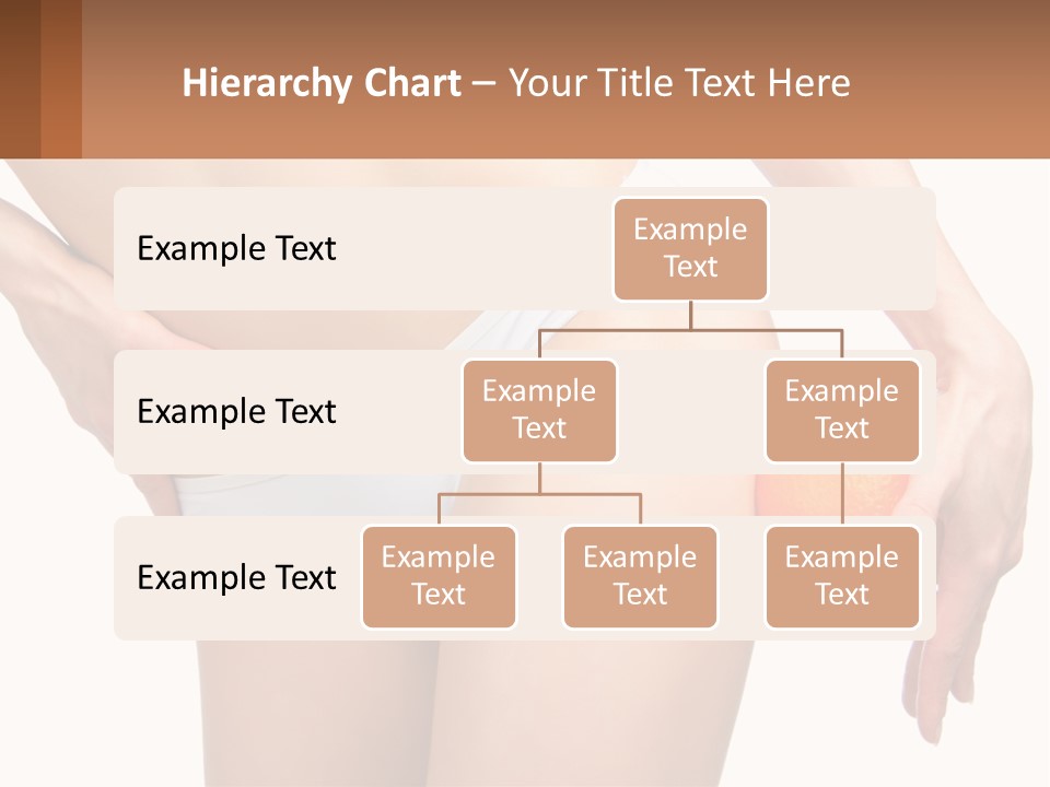 Model Business Hand PowerPoint Template