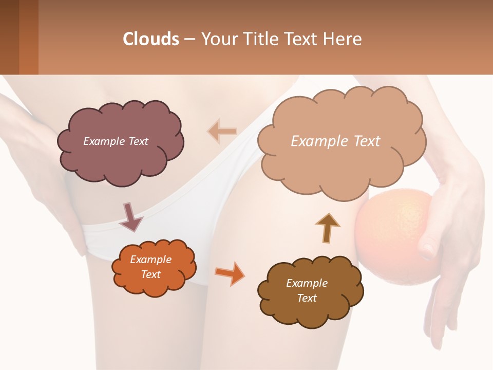 Model Business Hand PowerPoint Template