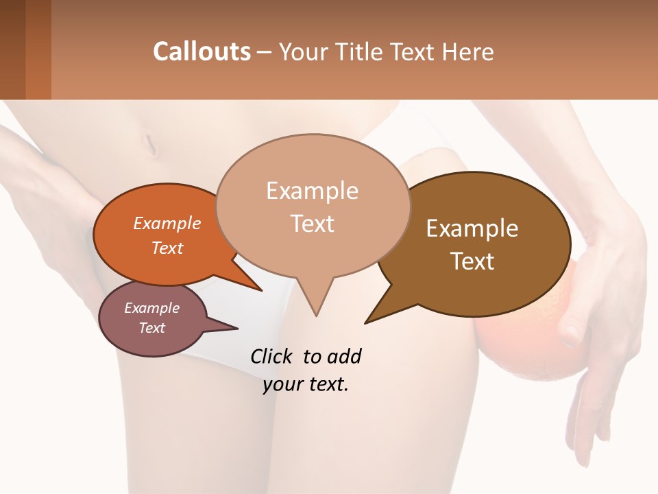 Model Business Hand PowerPoint Template