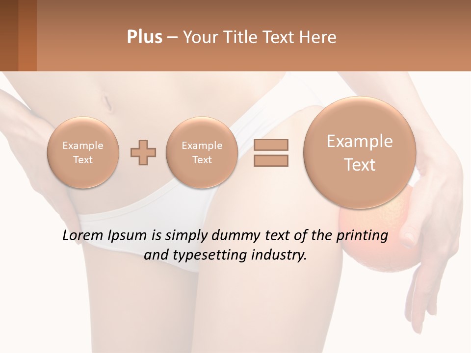 Model Business Hand PowerPoint Template