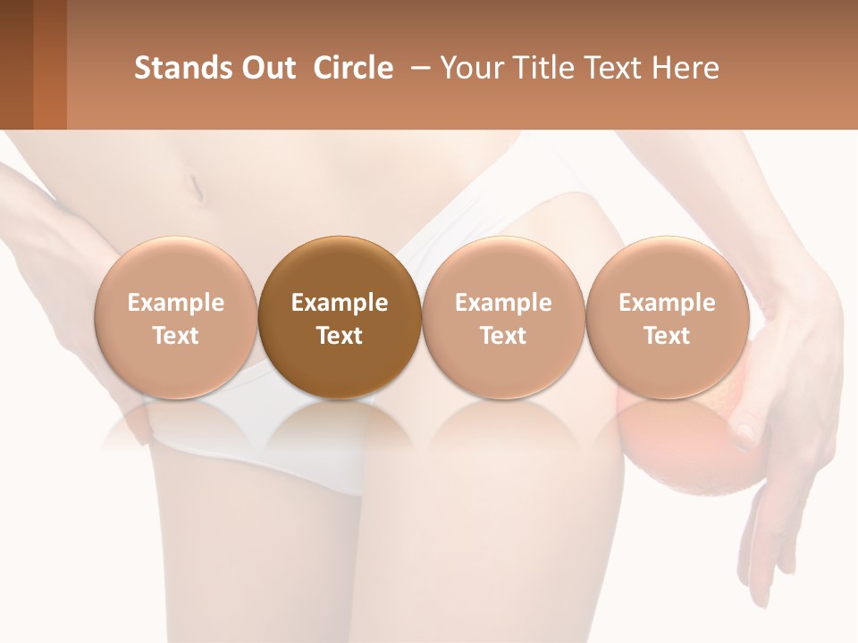 Model Business Hand PowerPoint Template