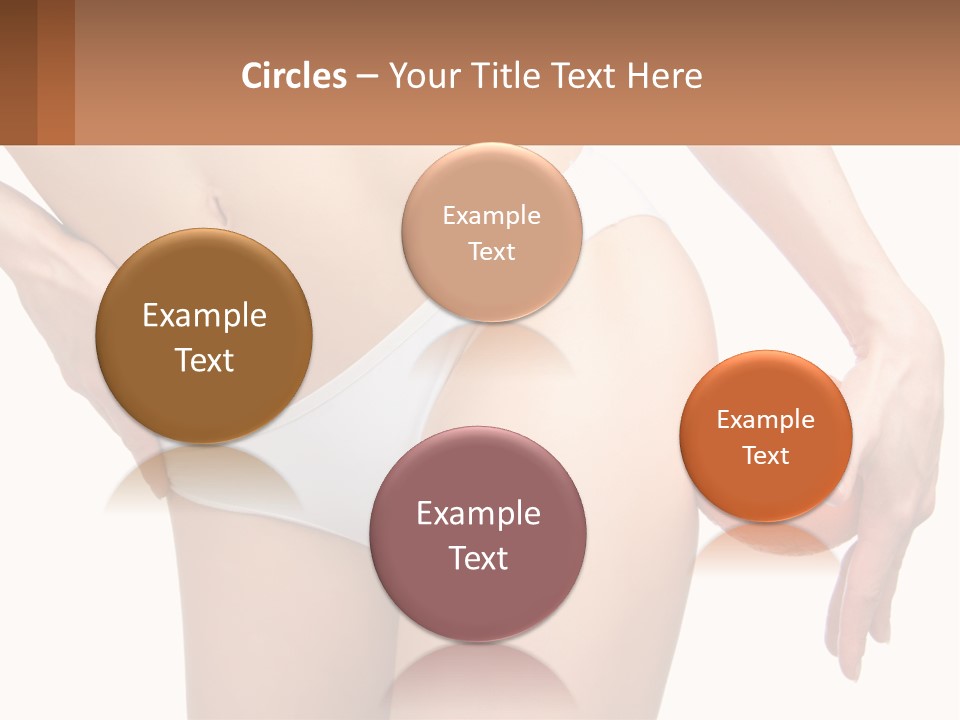Model Business Hand PowerPoint Template