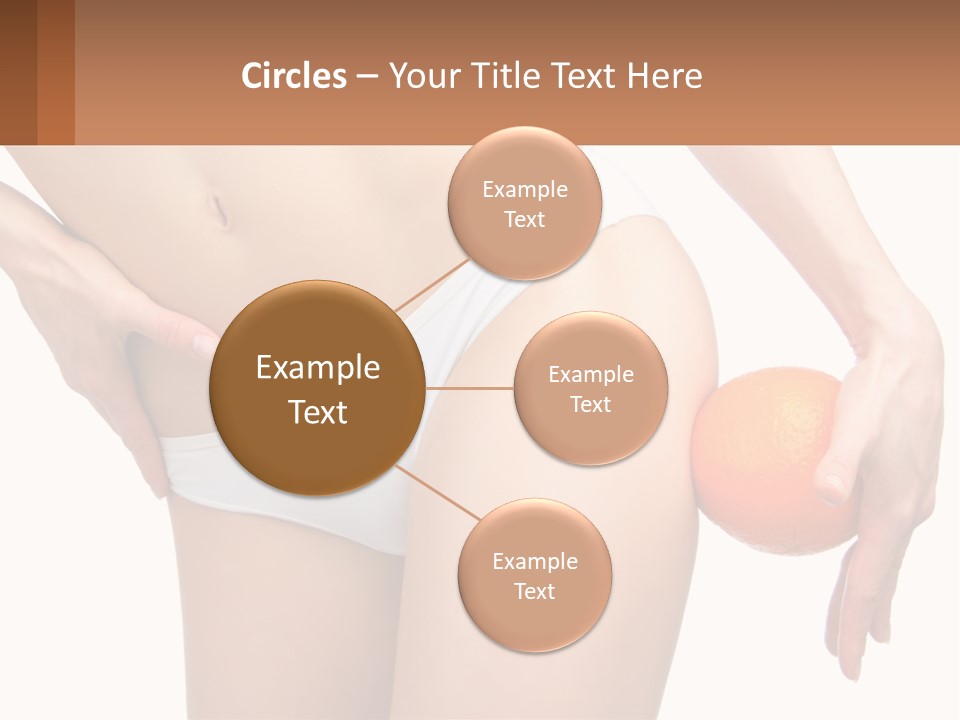 Model Business Hand PowerPoint Template