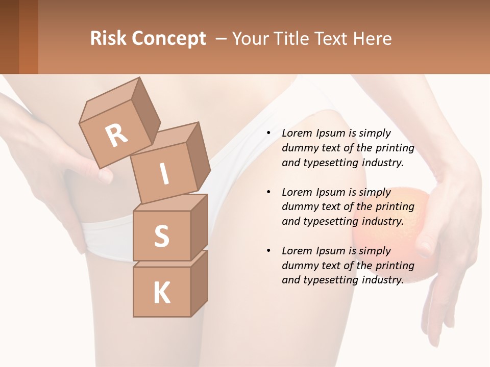 Model Business Hand PowerPoint Template