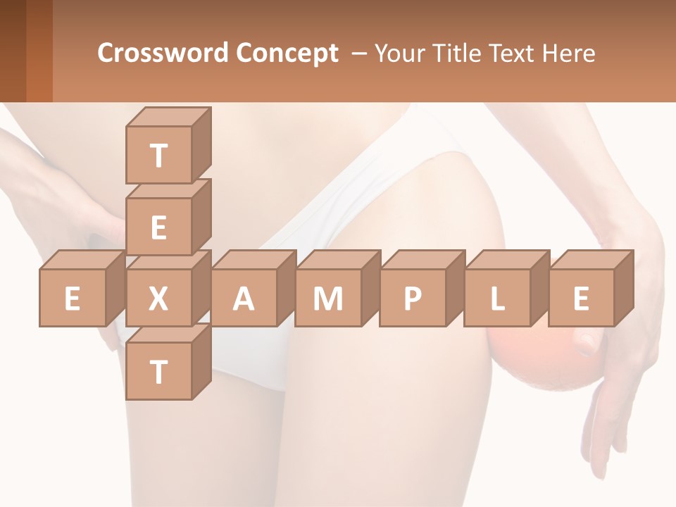 Model Business Hand PowerPoint Template