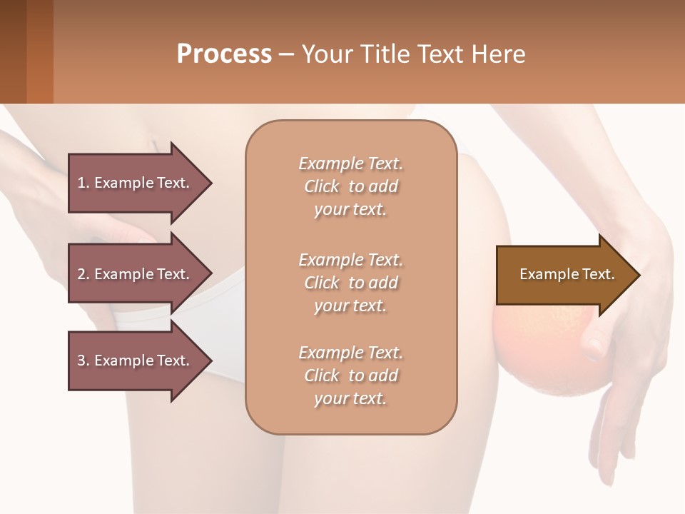 Model Business Hand PowerPoint Template
