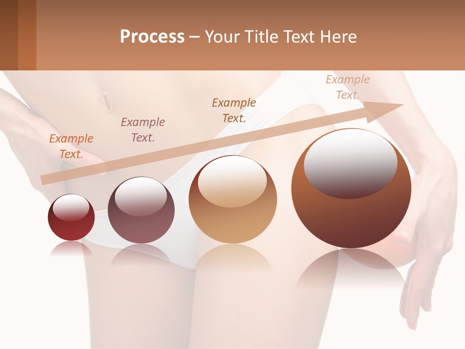 Model Business Hand PowerPoint Template