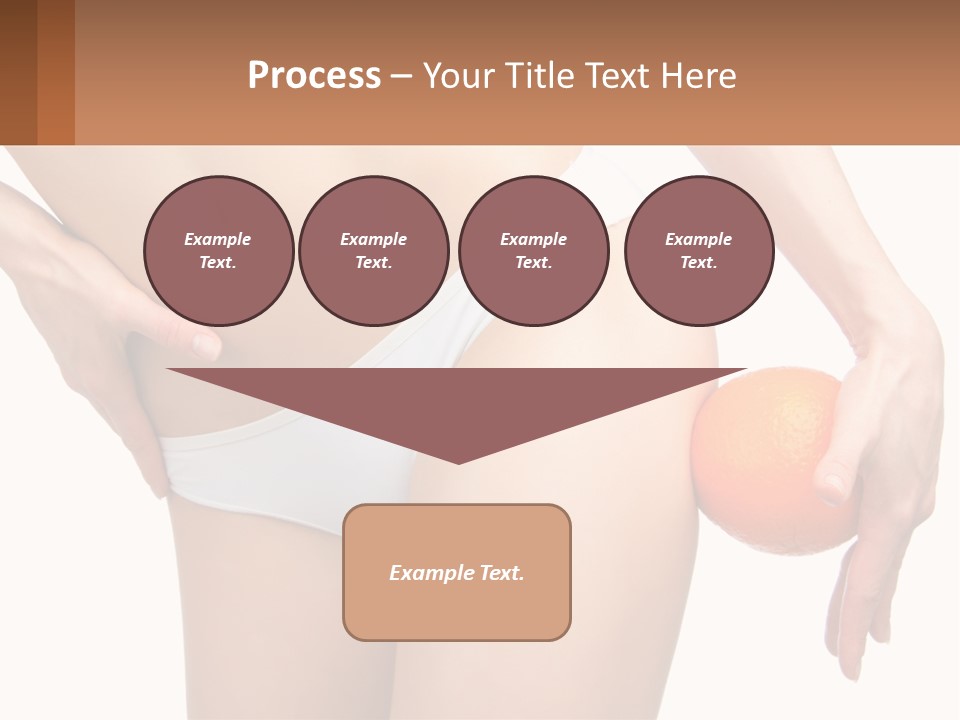 Model Business Hand PowerPoint Template
