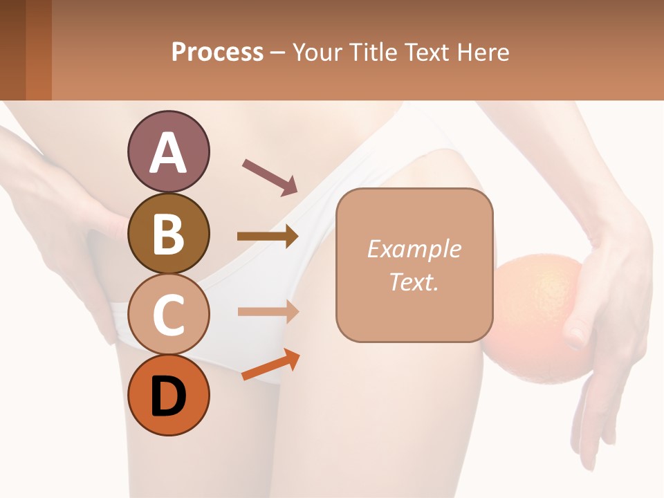 Model Business Hand PowerPoint Template