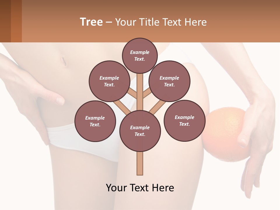 Model Business Hand PowerPoint Template