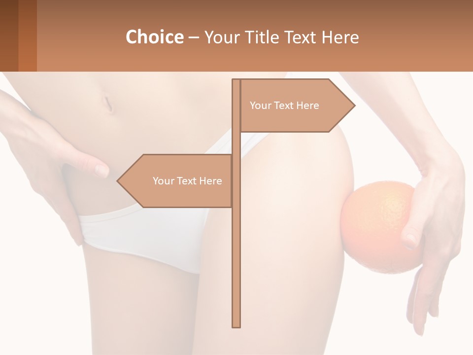 Model Business Hand PowerPoint Template