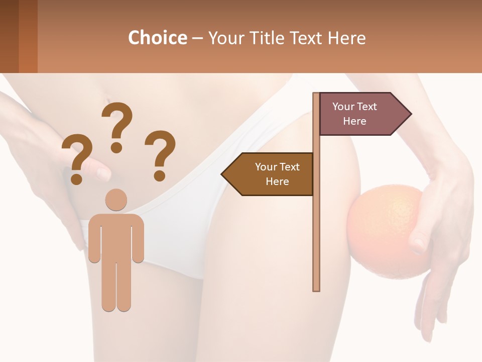 Model Business Hand PowerPoint Template