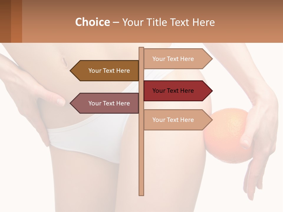 Model Business Hand PowerPoint Template