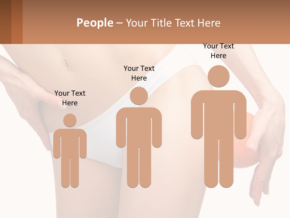 Model Business Hand PowerPoint Template