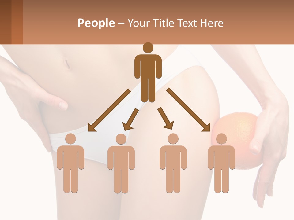 Model Business Hand PowerPoint Template