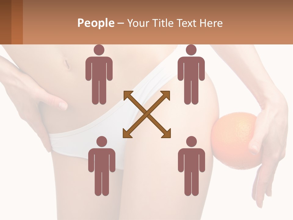 Model Business Hand PowerPoint Template