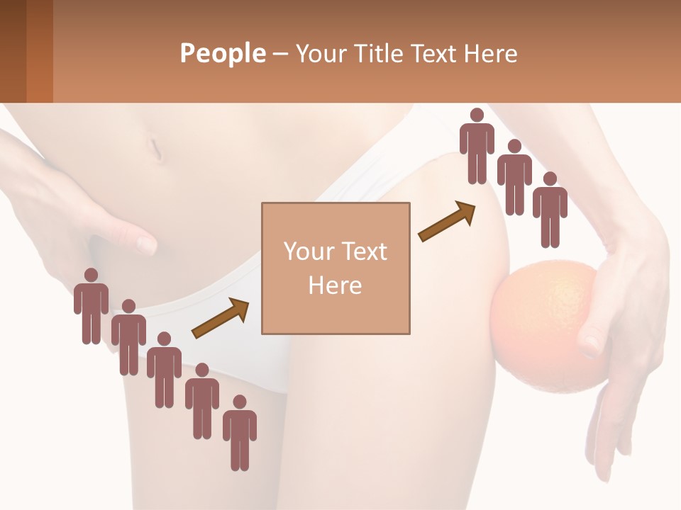 Model Business Hand PowerPoint Template