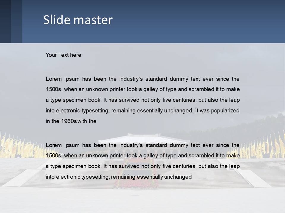 Estate Dream Grass PowerPoint Template