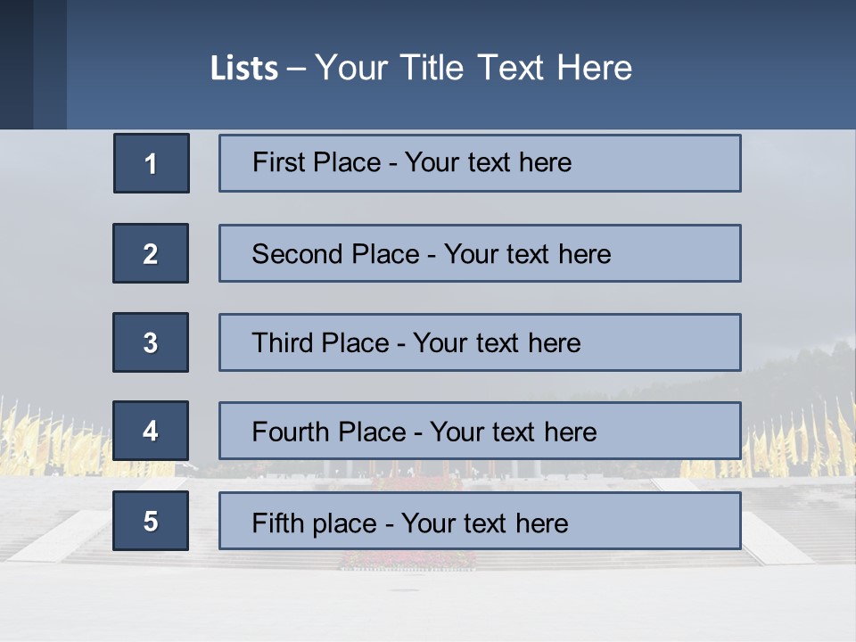 Estate Dream Grass PowerPoint Template