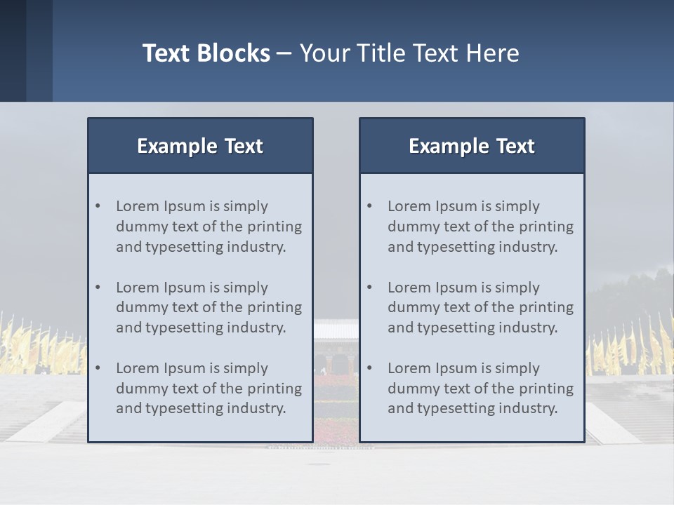 Estate Dream Grass PowerPoint Template