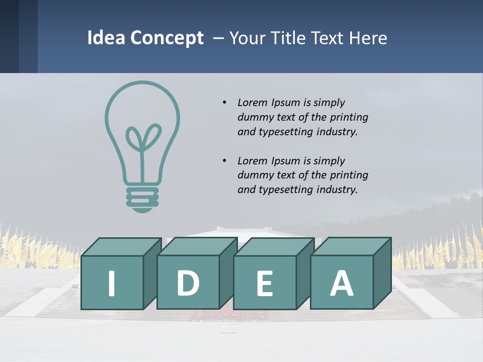 Estate Dream Grass PowerPoint Template