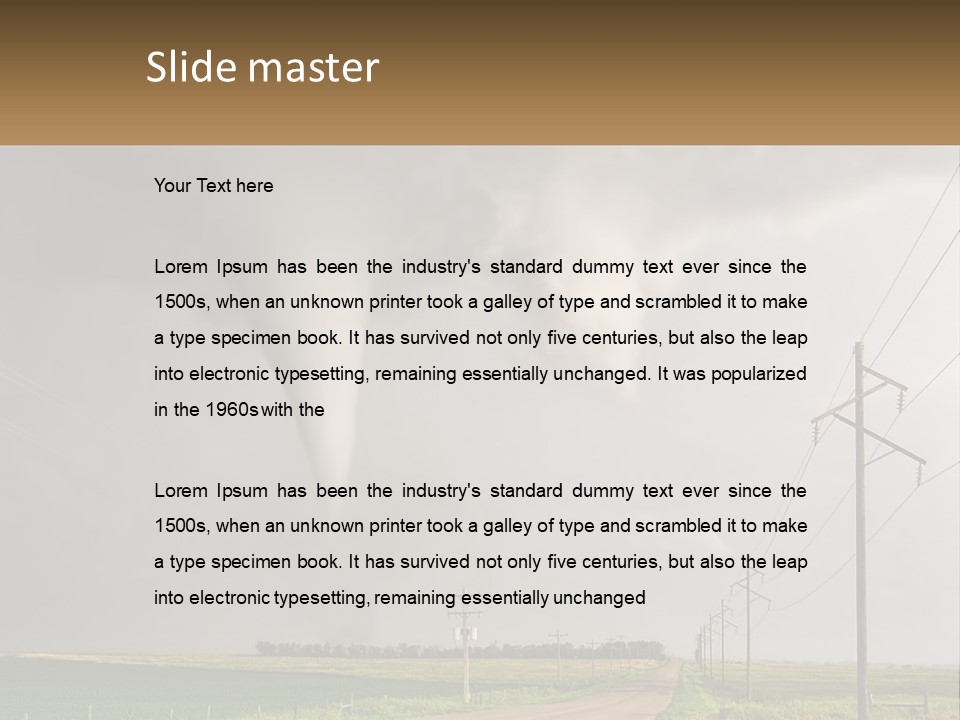 Ownership Residential Leaf PowerPoint Template