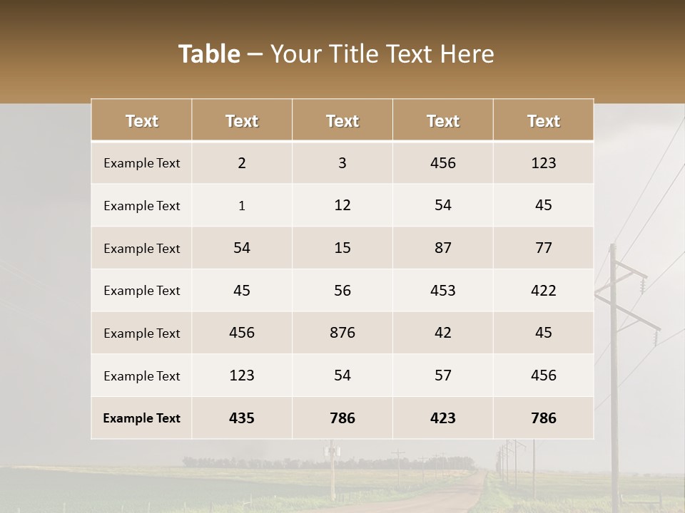 Ownership Residential Leaf PowerPoint Template