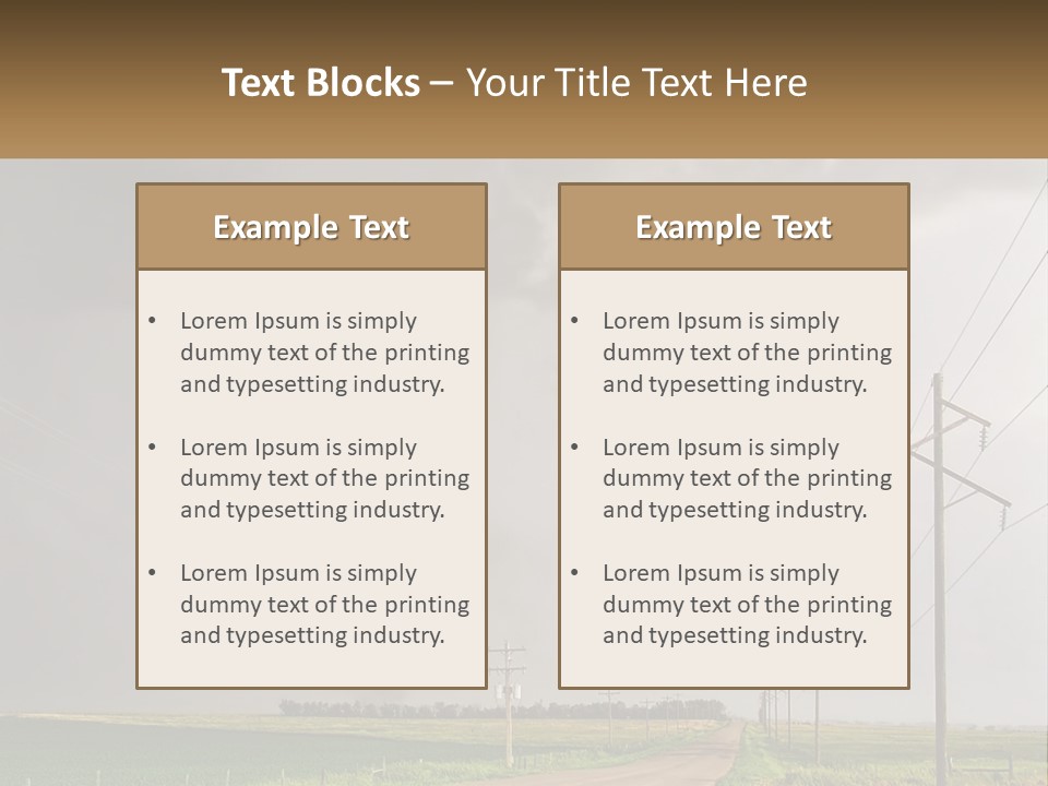 Ownership Residential Leaf PowerPoint Template